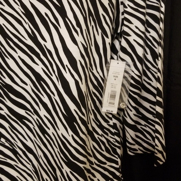 Westbound zebra print knit blouse - Picture 6 of 7